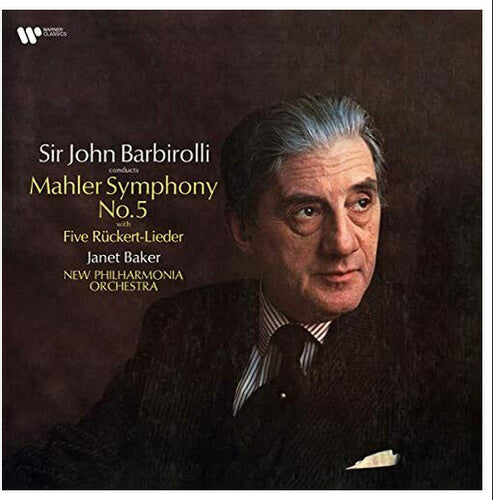 MAHLER: SYMPHONY NO. 5 & RUCKERT-LIEDER - JANET BAKER, JOHN BARBIROLLI, NEW PHILHARMONIA ORCHESTRA (VINYL LP)
