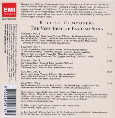 The Very Best Of English Song (5 CDS)