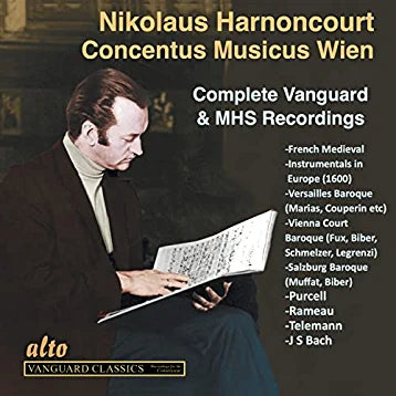 NIKOLAUS HARNONCOURT & CONCENTUS MUSICUS WIEN - The Complete Vanguard and Musical Heritage Society Recordings (PDF BOOKLET)
