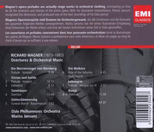Wagner: Overtures & Orchestral Music - MARISS JANSONS, Oslo Philharmonic (2 CDs)