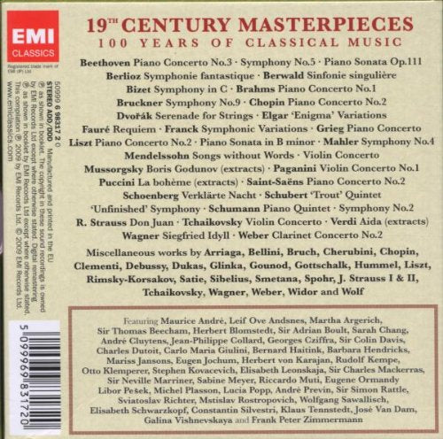 19th Century Masterpieces (17 CDs)