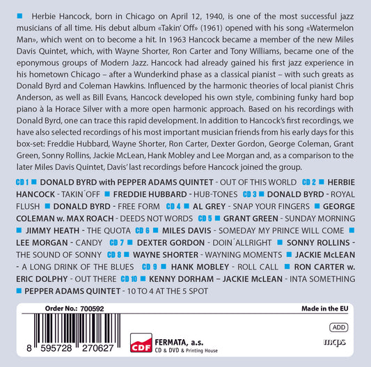 HERBIE HANCOCK & FRIENDS - Milestones of Jazz Legends (10 CDs)