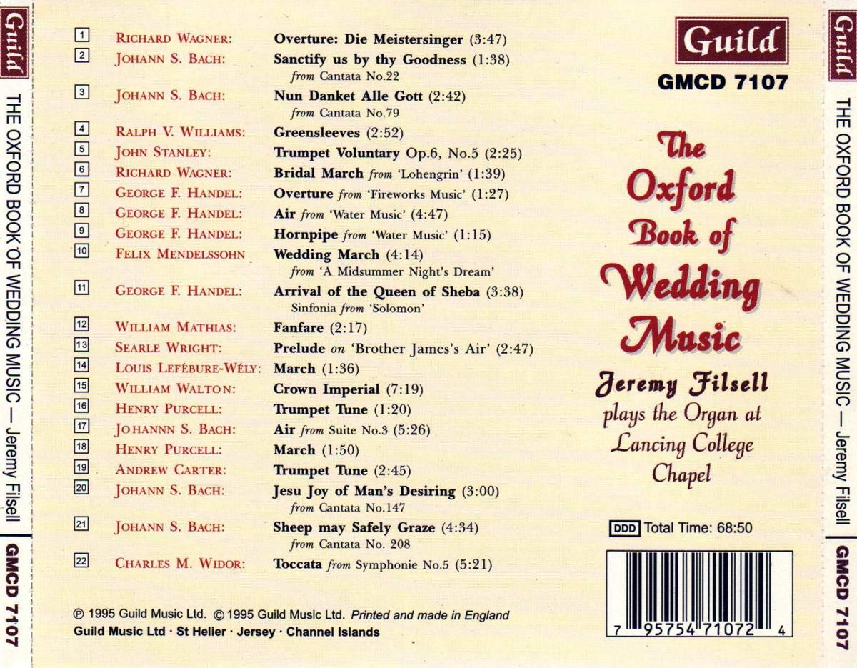 The Oxford Book Of Wedding Music - Jeremy Filsell Plays the Organ at Lansing College Chapel