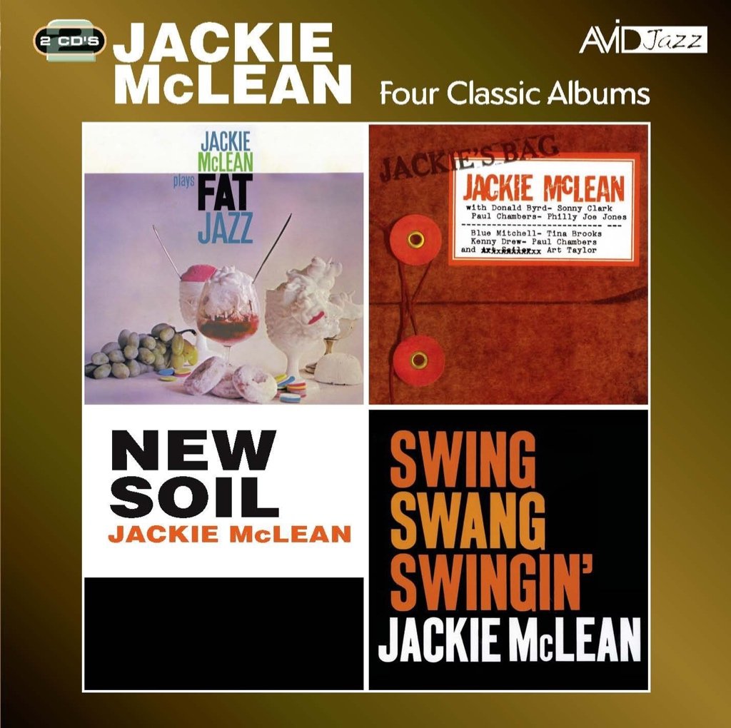 JACKIE MCLEAN - Four Classic Albums (Fat Jazz / Jackie's Bag / New Soil / Swing. Swang. Swingin)