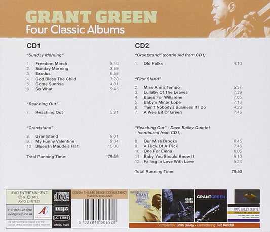 GRANT GREEN - Four Classic Albums (2 CDs)