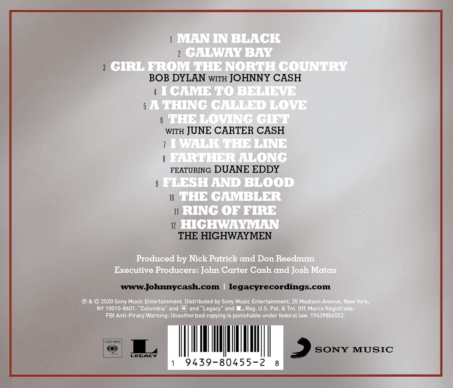 JOHNNY CASH & THE ROYAL PHILHARMONIC ORCHESTRA