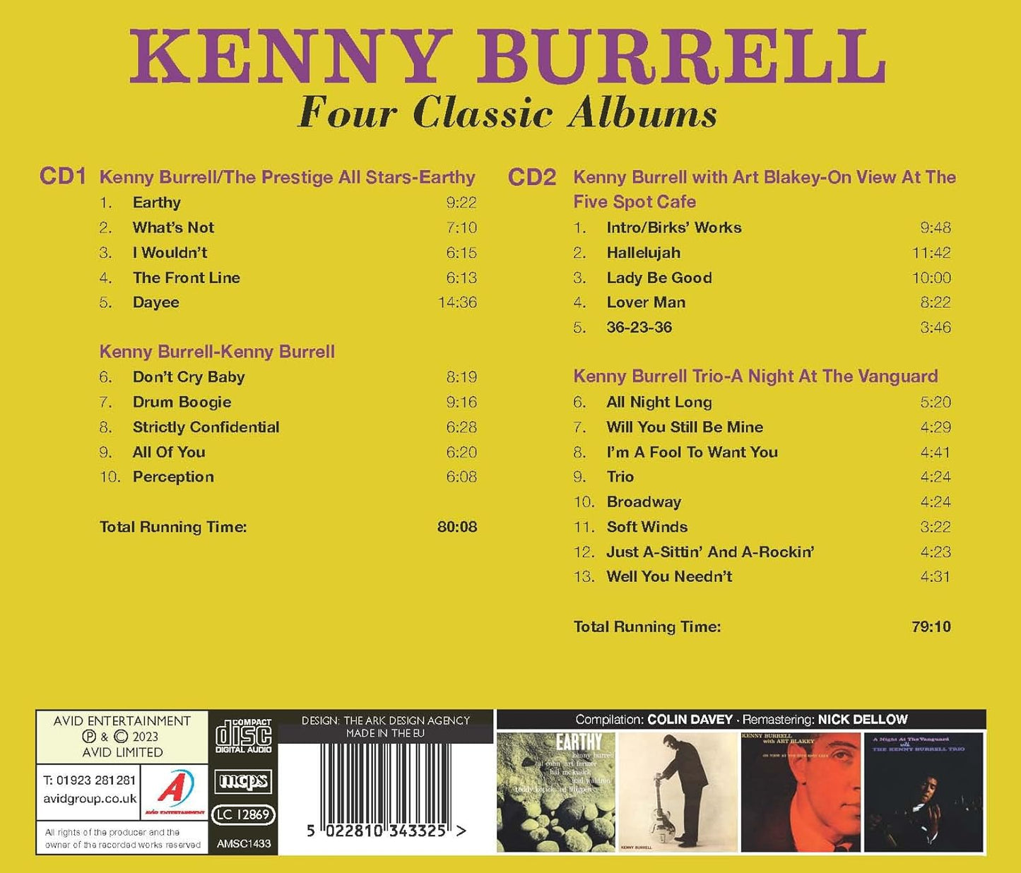 KENNY BURRELL - Four Classic Albums (2 CDs)