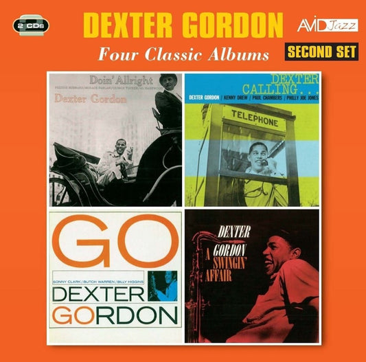 DEXTER GORDON - Four Classic Albums (Doin' Allright / Dexter Calling / Go / A Swingin' Affair) (2 CDs)