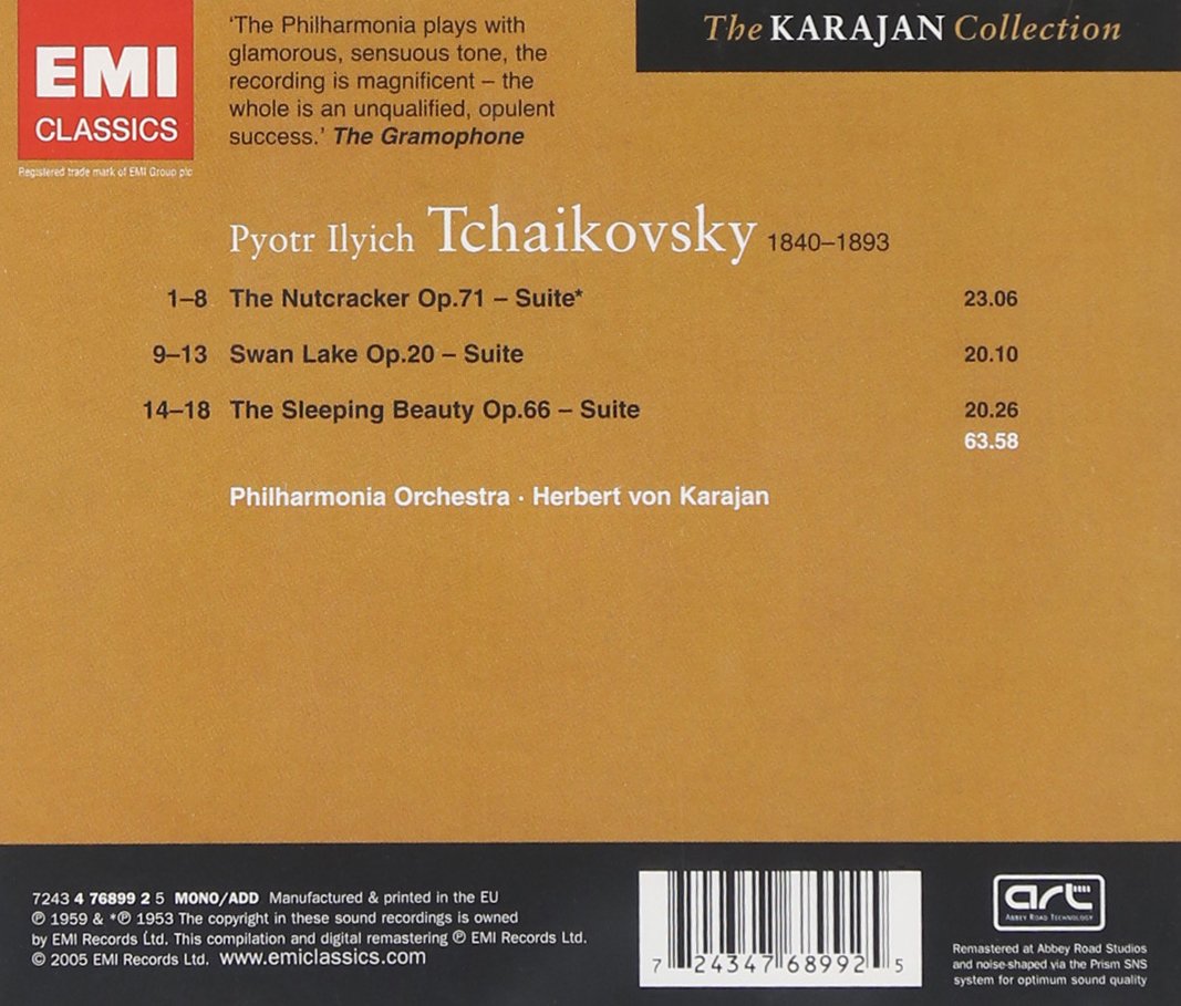 Tchaikovsky: Ballet Suites - Karajan, Berlin Philharmonic