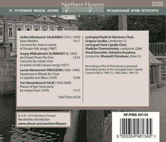 LENINGRAD CHOIR CONCERTOS - Salmanov, Slonimsky, Prighozin, Falik