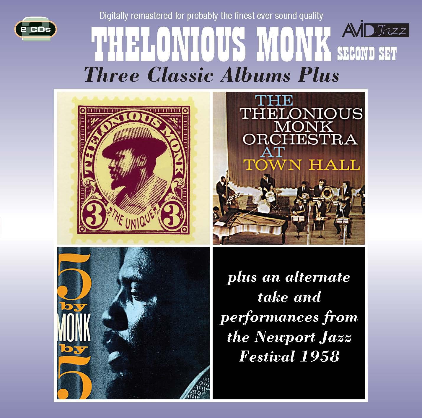 THELONIOUS MONK - Three Classic Albums Plus (2 CDs)