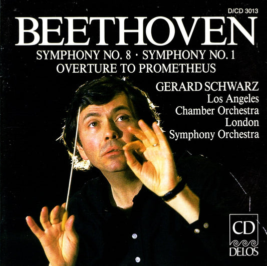 BEETHOVEN: Prometheus Overture, Symphonies 1 & 8 - London Symphony Orchestra, L.A. Chamber Orchestra
