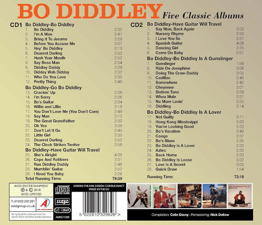 BO DIDDLEY - Five Classic Albums (2 CDS)