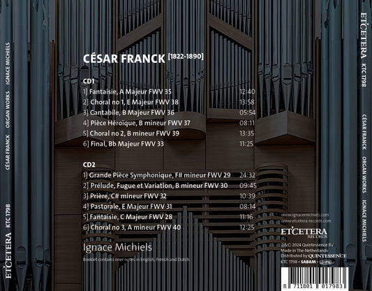 FRANCK: Organ Works - Ignace Michiels (2 CDS)