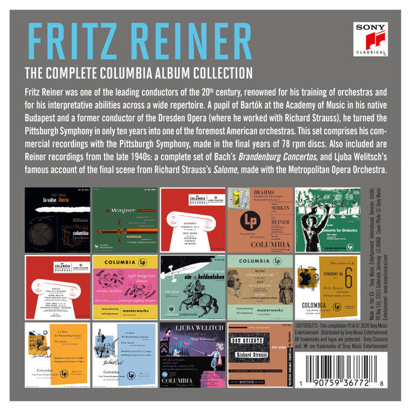 FRITZ REINER: COMPLETE COLUMBIA COLLECTION (14 CDS)