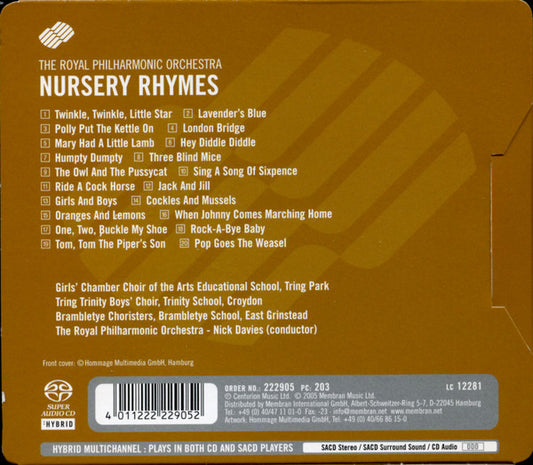 Nursery Rhymes - Nick Davies, Royal Philharmonic (Hybrid SACD)