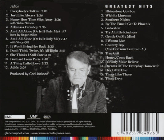 Glen Campbell: Adiós (2 CDs)