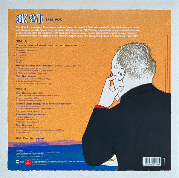 Satie: Gymnopedies & Gnossiennes (Works for Solo Piano) - ALDO CICCOLINI (VINYL)