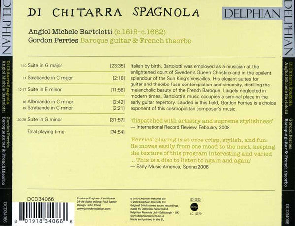 Bartolotti: Di Chitarra Spagnola - Gordon Ferries