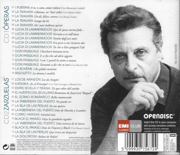 ALFREDO KRAUS: The Unique Voice (Opera Highlights & Zarzuelas) 2 CDs