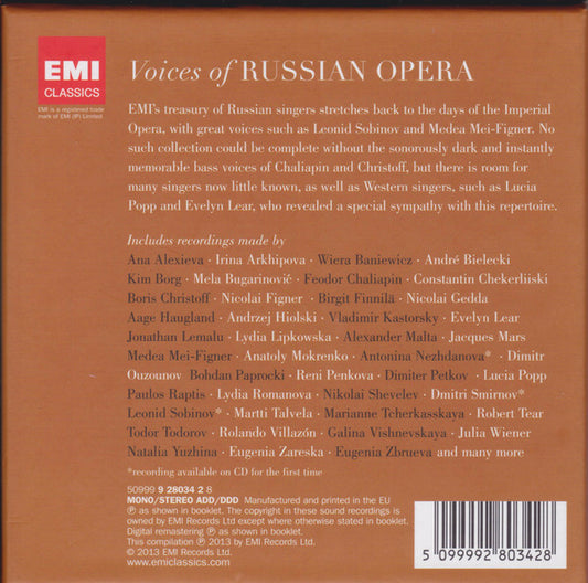 Voices Of Russian Opera (5 CDS)