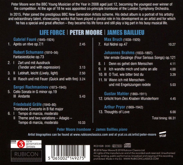 POET'S LOVE (SCHUMANN & PROKOFIEV) - TIMOTHY RIDOUT, FRANK DUPREE