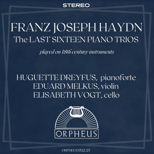 HAYDN: The Last Sixteen Piano Trios - Huguette Dreyfus, Elisabeth Vogt, Eduard Melkus (PDF BOOKLET)
