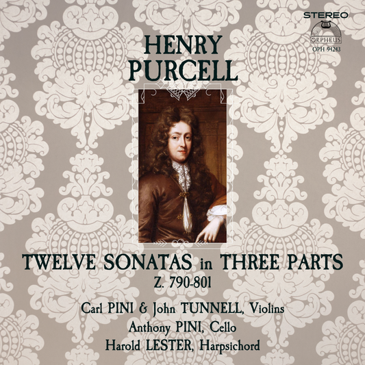 PURCELL: TWELVE SONATAS in THREE PARTS, Z. 790-801 - Carl PINI, John TUNNELL, Anthony PINI, Harold LESTER (PDF BOOKLET)