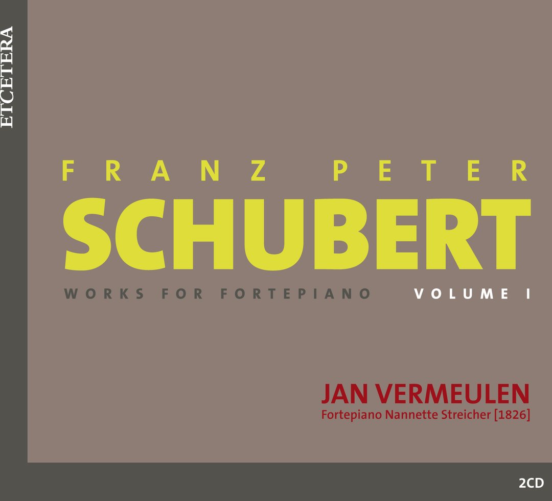 SCHUBERT: WORKS FOR FORTEPIANO, VOL. 1 - Jan Vermeulen (2 CDs)