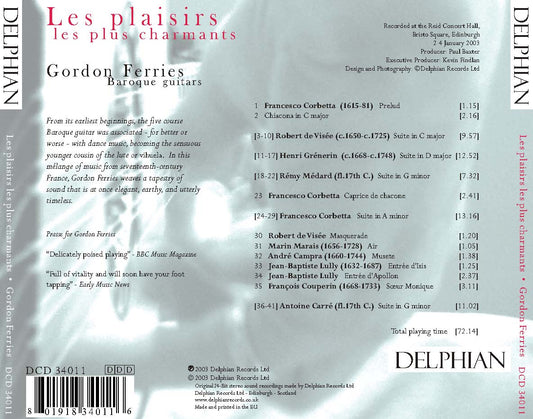 Gordon Ferries - Les Plaisirs Les Plus Charmants (baroque guitar)