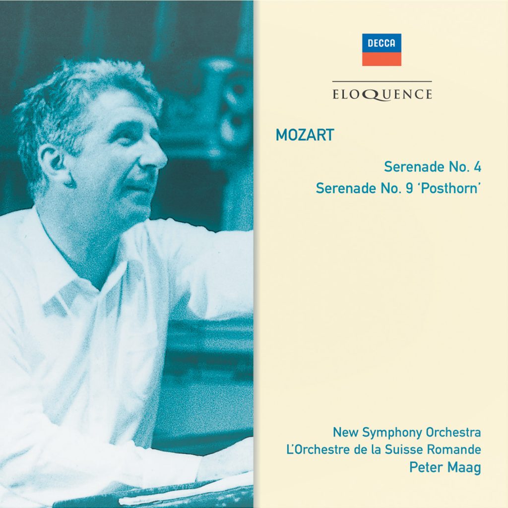 MOZART: SERENADES - PETER MAAG, NEW SYMPHONY ORCHESTRA, L'ORCHESTRE DE LA SUISSE ROMANDE
