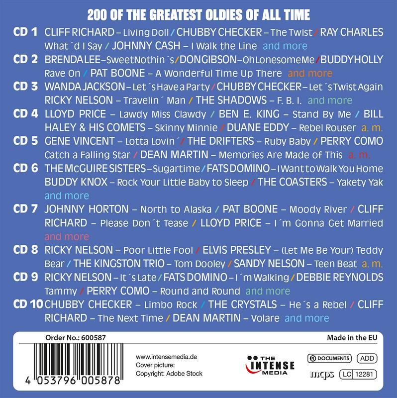 THE GREAT BIG OLDIE JUKEBOX (10 CDS)