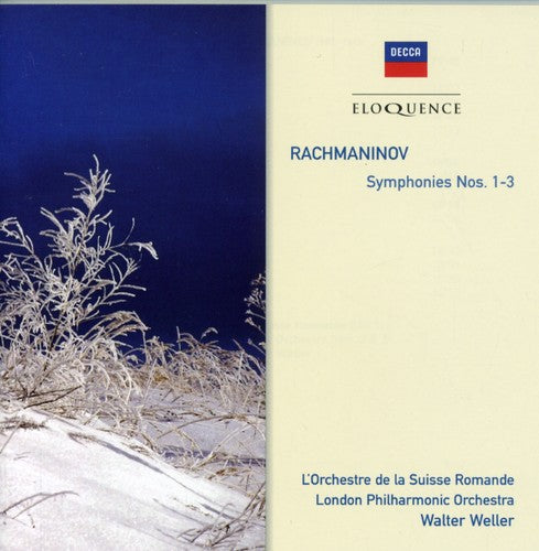 RACHMANINOV: SYMPHONIES 1-3 - WELLER, L'ORCHESTRE DE LA SUISSE ROMANDE (2 CDS)