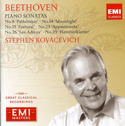 BEETHOVEN: Popular Piano Sonatas - Stephen Kovacevich (2 CDS)