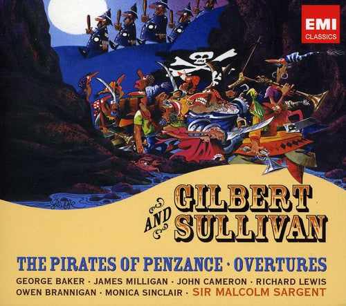GILBERT & SULLIVAN: The Pirates of Penzance and Overtures - Malcolm Sargent, Pro Arte Orchestra, Glyndebourne Festival (2 CDs)