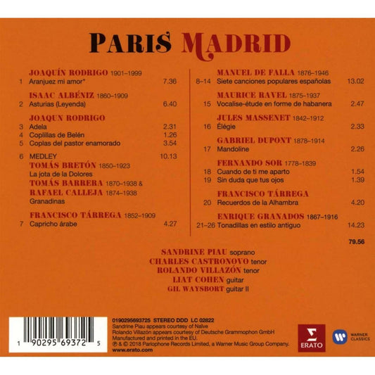 Paris Madrid - Rolando Villazón, Sandrine Piau, Charles Castronovo, Liat Cohen