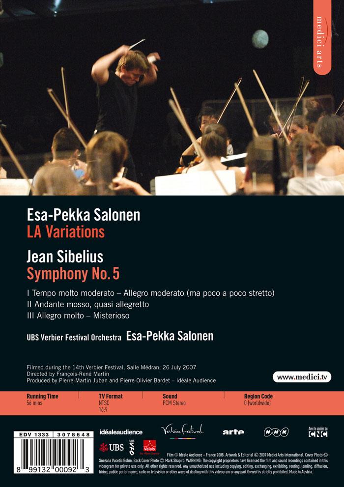 SALONEN: LA Variations; SIBELIUS: Symphony No. 5 - Esa-Pekka Salonen, UBS Verbier Festival Orchestra (DVD)