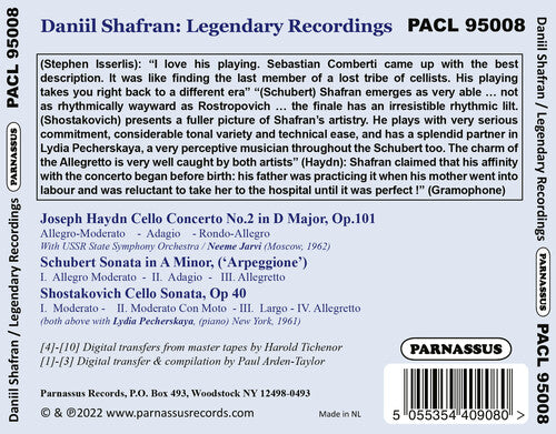 DANIIL SHAFRAN - CELLO MASTERWORKS