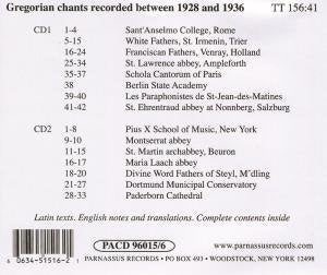 GREGORIAN CHANT: EARLY INTERPRETERS (2 CDS)