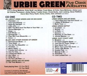 URBIE GREEN: FIVE CLASSIC ALBUMS (ALL ABOUT URBIE / BLUES AND OTHER SHADES OF GREEN / URBIE GREEN AND HIS BAND / URBIE GREEN SEPTET / URBIE: EAST COAST JAZZ) (2 CD)
