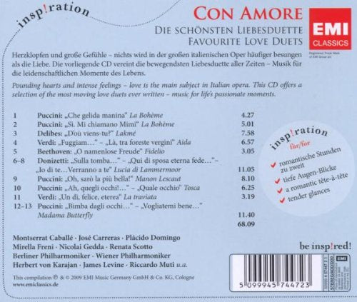 CON AMORE: FAVORITE LOVE DUETS / VARIOUS: CON AMORE: FAVORITE LOVE DUETS / VARIOUS