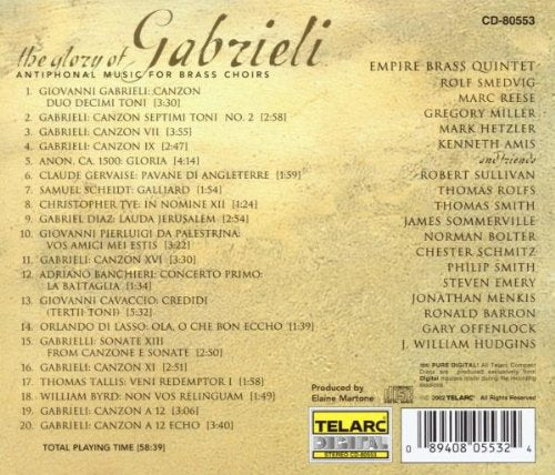 THE GLORY OF GABRIELI - Empire Brass and Friends