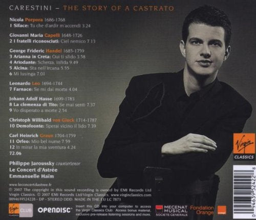 Story of a Castrato - Philippe Jaroussky, Le Concert d'Astree, Emmanuelle Haim