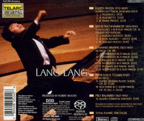LANG LANG: RECITAL LIVE AT SEIJI OZAWA HALL (Hybrid SACD)