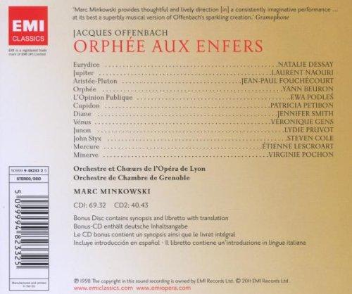 OFFENBACH: ORPHEE AUX ENFERS - DESSAY, MINKOWSKI (3 CDS)