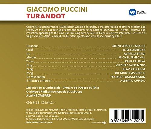 Puccini: Turandot - Caballe, Carreras, Freni (2 CDs)