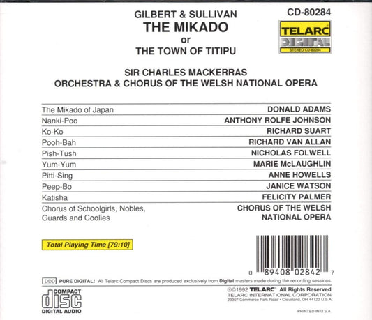 GILBERT & SULLIVAN: THE MIKADO - Mackerras, Welsh National Opera