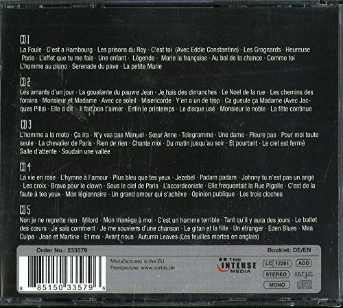 EDITH PIAF: Non, je ne regrette rien (5 CDS)