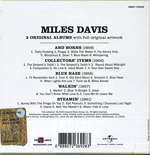 Miles Davis: 5 Original Albums (5 CDS)