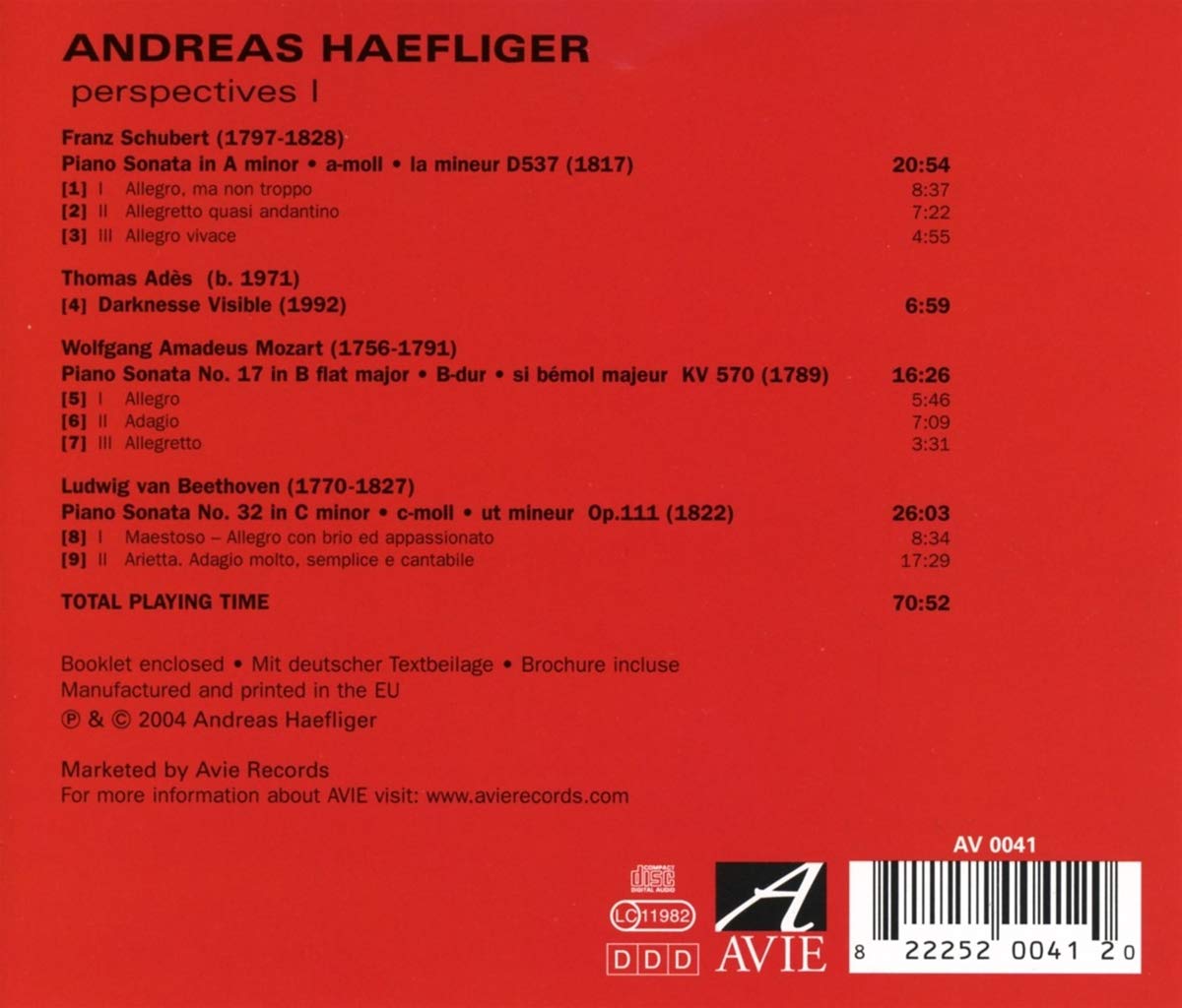 Perspectives 1: Andreas Haefliger